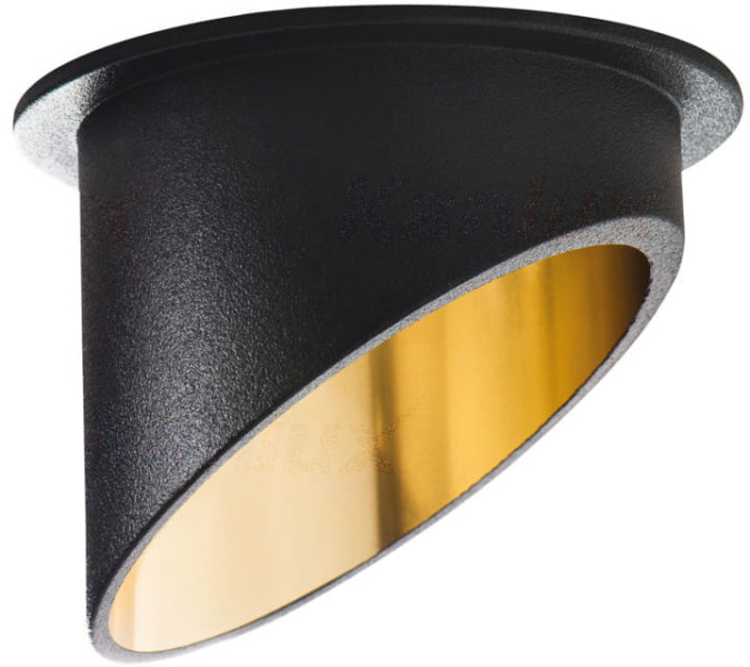 Oprawa wpuszczana okrągła czarno-złota 7cm SPAG 1xGU10x35W IP20 Kanlux 1050672