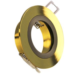 Oprawa wpuszczana okrągła czarno-złota FEBE 1xGU10x8W IP20 Polux 917770 Oprawa wpuszczana okrągła czarno-złota FEBE 1xGU10x8W IP20 Polux 917770