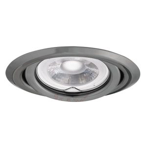 Oprawa wpuszczana okrągła grafitowa 10cm ARGUS 1xGX5.3x50W IP20 Kanlux 1049395 Oprawa wpuszczana okrągła grafitowa 10cm ARGUS 1xGX5.3x50W IP20 Kanlux 1049395