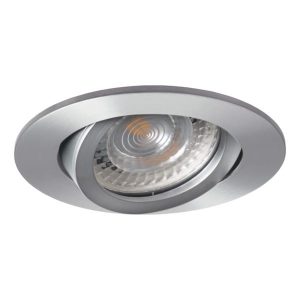 Oprawa wpuszczana okrągła kolor aluminiowy 8cm EVIT 1xGX5.3x50W IP20 Kanlux 1051014 Oprawa wpuszczana okrągła kolor aluminiowy 8cm EVIT 1xGX5.3x50W IP20 Kanlux 1051014