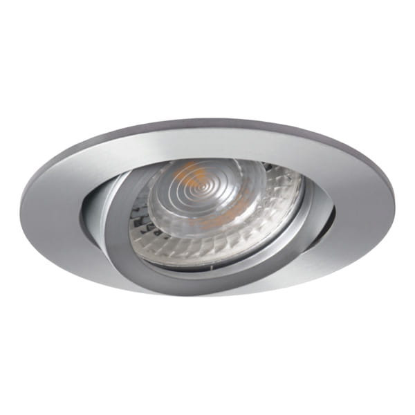 Oprawa wpuszczana okrągła kolor aluminiowy 8cm EVIT 1xGX5.3x50W IP20 Kanlux 1051014