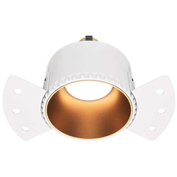 Oprawa wpuszczana okrągła mosiężno-złota 14cm SHARE 1xGU10x20W IP20 Maytoni 916046