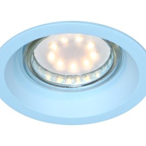 Oprawa wpuszczana okrągła niebieska 8,1cm SA-12 1xGU10x35W IP20 Candellux 915492 Oprawa wpuszczana okrągła niebieska 8,1cm SA-12 1xGU10x35W IP20 Candellux 915492