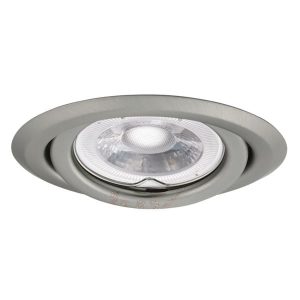 Oprawa wpuszczana okrągła srebrna 10cm ARGUS 1xGX5.3x50W IP20 Kanlux 1049532