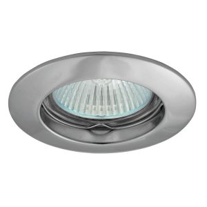 Oprawa wpuszczana okrągła srebrna 8cm VIDI 1xGX5.3x50W IP20 Kanlux 916024