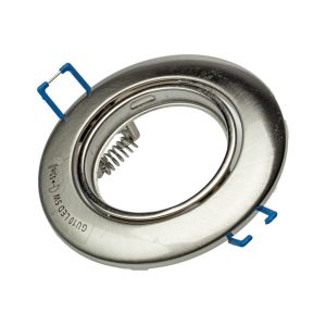 Oprawa wpuszczana okrągła srebrna 9,2cm LED 1xGU10x5W IP20 Eko-Light 916808
