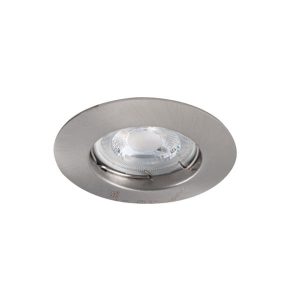 Oprawa wpuszczana okrągła srebrna 9cm LUTO 1xGX5.3x50W IP20 Kanlux 1050617