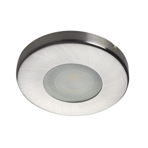 Oprawa wpuszczana okrągła srebrna 9cm MARIN 1xGX5.3x35W IP44 Kanlux 917940
