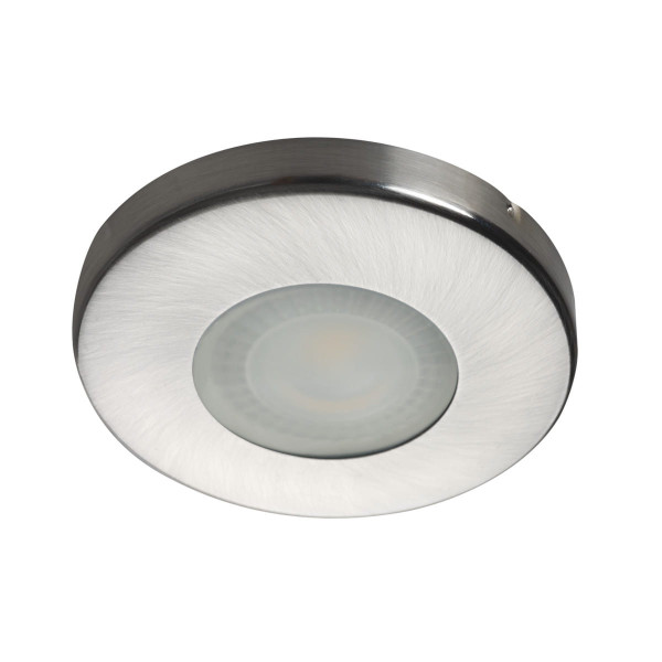 Oprawa wpuszczana okrągła srebrna 9cm MARIN 1xGX5.3x35W IP44 Kanlux 917940