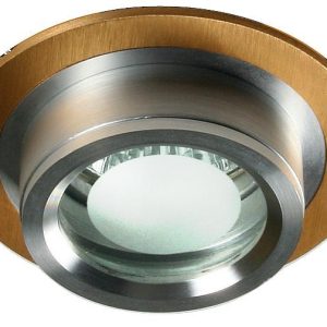 Oprawa wpuszczana okrągła srebrno-brązowa SC-01 1xMR16x50W IP20 Candellux 1050655 Oprawa wpuszczana okrągła srebrno-brązowa SC-01 1xMR16x50W IP20 Candellux 1050655