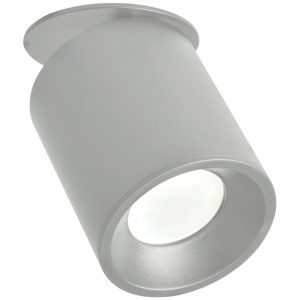 Oprawa wpuszczana okrągła szara 8,2cm HARON 1xGU10x10W IP20 Polux 916195 Oprawa wpuszczana okrągła szara 8,2cm HARON 1xGU10x10W IP20 Polux 916195