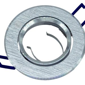 Oprawa wpuszczana okrągła szczotkowany srebrny 1xGU10x50W IP20 IdeaLED 917990 Oprawa wpuszczana okrągła szczotkowany srebrny 1xGU10x50W IP20 IdeaLED 917990