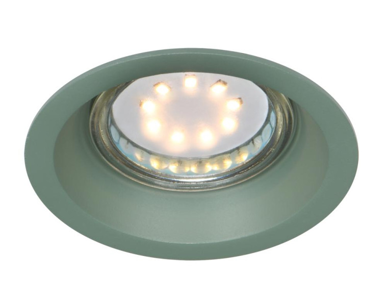 Oprawa wpuszczana okrągła zielona 8,1cm SA-12 1xGU10x35W IP20 Candellux 915480