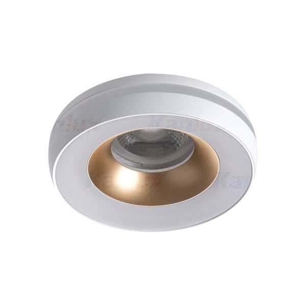 Oprawa wpuszczana okrągła złoto-biała 9,6cm ELICEO 1xGU10x10W IP20 Kanlux 915718