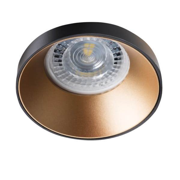 Oprawa wpuszczana okrągła złoto-czarna 8cm SIMEN 1xGU10x35W IP20 Kanlux 1049477