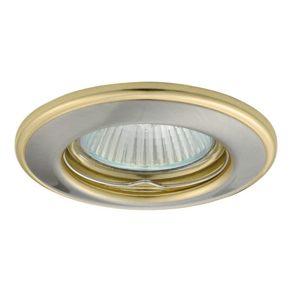 Oprawa wpuszczana okrągła złoto-srebrna 8cm HORN 1xGX5.3x50W IP20 Kanlux 1049440