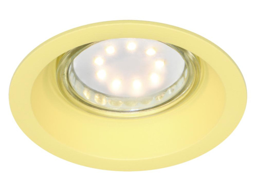 Oprawa wpuszczana okrągła żółta 8,1cm SA-12 1xGU10x35W IP20 Candellux 915502