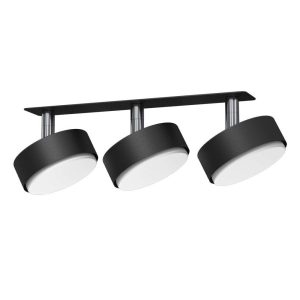 Oprawa wpuszczana owalna czarno-biała 27,5cm DROP 3xGX53x9W IP20 Brosline 916441