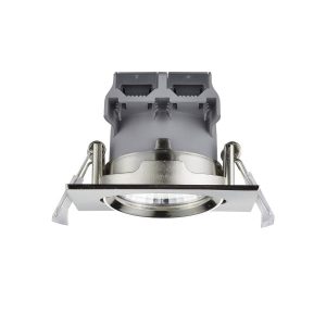 Oprawa wpuszczana PAMIR kwadratowa srebrna LED 5,5W 3000K 345lm IP23 Trio 1049601