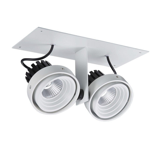 Oprawa wpuszczana PATRIZIO biała LED 12W 3000K 1770lm IP20 Italux 916423