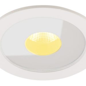 Oprawa wpuszczana PLAZMA czarny LED 13W biały ciepły 572lm IP54 Maxlight 1051010