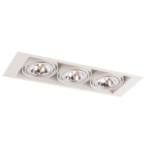 Oprawa wpuszczana prostokątna biała 55cm MUKO 3xGU10x18W IP20 Shilo 916744 Oprawa wpuszczana prostokątna biała 55cm MUKO 3xGU10x18W IP20 Shilo 916744