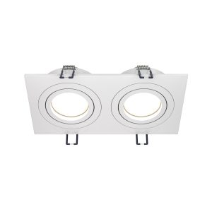 Oprawa wpuszczana prostokątna biała 9,2cm ATOM 2xGU10x50W IP20 Maytoni 916020 Oprawa wpuszczana prostokątna biała 9,2cm ATOM 2xGU10x50W IP20 Maytoni 916020