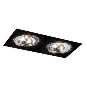 Oprawa wpuszczana prostokątna czarna 30,2cm KOMORO 2xGU10x18W IP20 Shilo 916840 Oprawa wpuszczana prostokątna czarna 30,2cm KOMORO 2xGU10x18W IP20 Shilo 916840