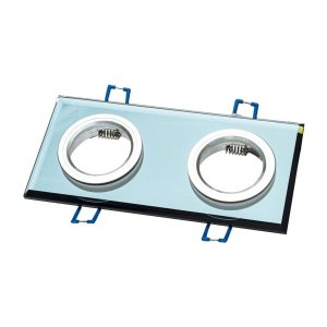Oprawa wpuszczana prostokątna czarna KWADRATOWE 2xGU10x35W IP20 Eko-Light 916378 Oprawa wpuszczana prostokątna czarna KWADRATOWE 2xGU10x35W IP20 Eko-Light 916378