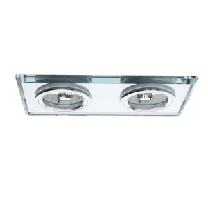 Oprawa wpuszczana prostokątna srebrna KWADRATOWE 2xGU10x35W IP20 Eko-Light 916259 Oprawa wpuszczana prostokątna srebrna KWADRATOWE 2xGU10x35W IP20 Eko-Light 916259