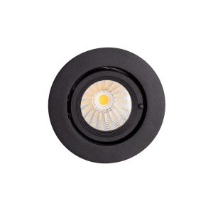 Oprawa wpuszczana RUBIO czarny LED 10W biały ciepły 600lm IP20 Maxlight 1051011
