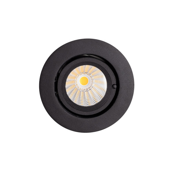 Oprawa wpuszczana RUBIO czarny LED 10W biały ciepły 600lm IP20 Maxlight 1051011