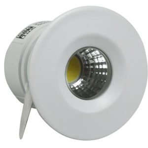 Oprawa wpuszczana SH okrągła biała LED 3W Zimna biel 210lm IP65 Candellux 915469