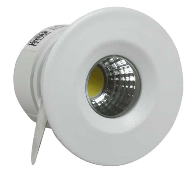 Oprawa wpuszczana SH okrągła biała LED 3W Zimna biel 210lm IP65 Candellux 915469