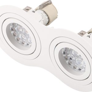 Oprawa wpuszczana SIGNAL biały 2xGU10x10W wym:9x17x9cm IP20 Maxlight 1049412