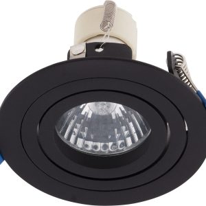 Oprawa wpuszczana SIGNAL czarny 1xGU10x10W wym:9x9x9cm IP20 Maxlight 1049483