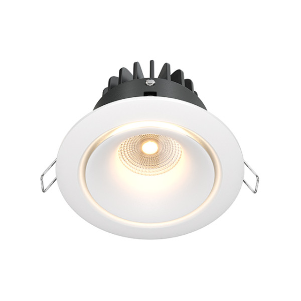 Oprawa wpuszczana YIN okrągła biała LED 12W Ciepła biel 870lm IP20 Maytoni 1049479