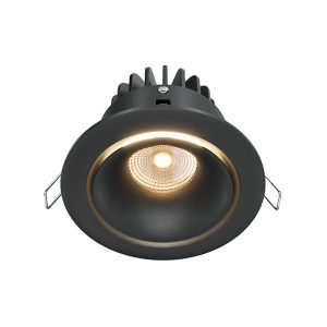 Oprawa wpuszczana YIN okrągła czarna LED 12W Ciepła biel 790lm IP20 Maytoni 1049423 Oprawa wpuszczana YIN okrągła czarna LED 12W Ciepła biel 790lm IP20 Maytoni 1049423
