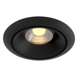 Oprawa wpuszczana YIN okrągła czarna LED 9W Ciepła biel 650lm IP20 Maytoni 916438 Oprawa wpuszczana YIN okrągła czarna LED 9W Ciepła biel 650lm IP20 Maytoni 916438