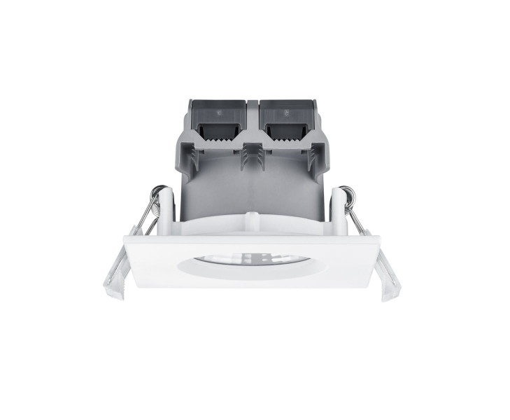 Oprawa wpuszczana ZAGROS kwadratowa biała LED 5,5W 3000K 345lm IP65 Trio 1049446