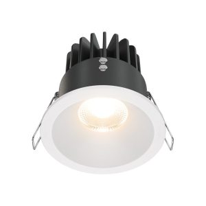 Oprawa wpuszczana ZOOM okrągła biała LED 12W Ciepła biel 910lm IP65 Maytoni 916019 Oprawa wpuszczana ZOOM okrągła biała LED 12W Ciepła biel 910lm IP65 Maytoni 916019