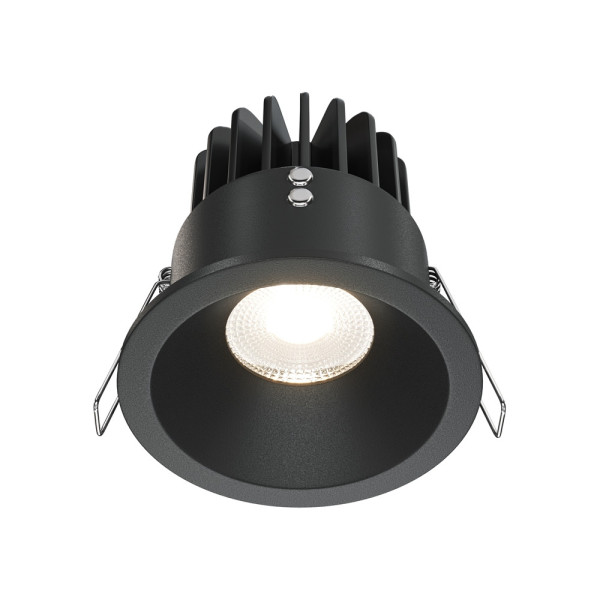 Oprawa wpuszczana ZOOM okrągła czarna LED 12W 4000K 930lm IP65 Maytoni 916128