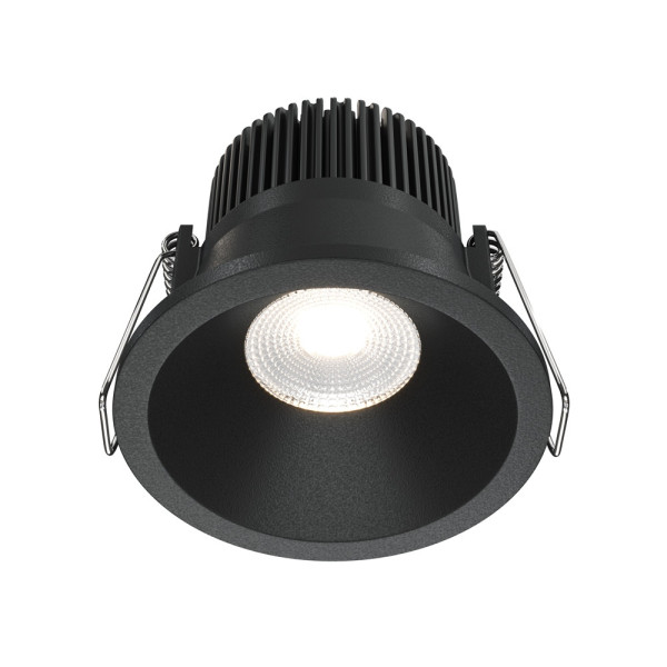 Oprawa wpuszczana ZOOM okrągła czarna LED 6W 4000K 390lm IP65 Maytoni 916247