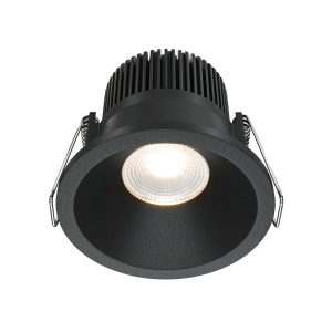 Oprawa wpuszczana ZOOM okrągła czarna LED 6W Ciepła biel 370lm IP65 Maytoni 916374 Oprawa wpuszczana ZOOM okrągła czarna LED 6W Ciepła biel 370lm IP65 Maytoni 916374