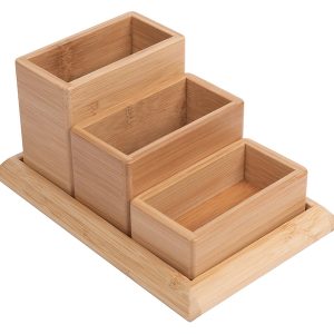 Organizer bambusowy z 3 przegródkami Kyoto 42375 Organizer bambusowy z 3 przegródkami Kyoto 42375