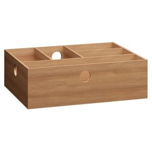 Organizer do szuflady 32×25 cm drewniany bukowy 817701 Organizer do szuflady 32×25 cm drewniany bukowy 817701