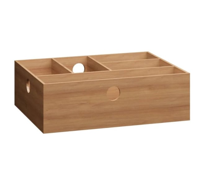 Organizer do szuflady 32x25 cm drewniany bukowy 817701