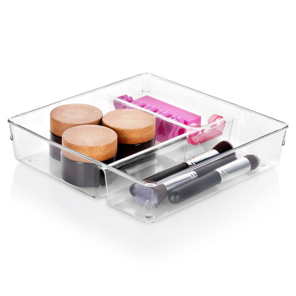Organizer do szuflady z przegródkami 23x23x5,5 cm 796832