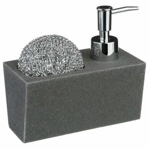 Organizer kuchenny DOZOWNIK Z GĄBKĄ szary 170 ml 765292 Organizer kuchenny DOZOWNIK Z GĄBKĄ szary 170 ml 765292