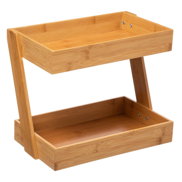 Organizer kuchenny z bambusa, 2 poziomy 1073307